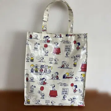 [새상품급] PEANUTS 스누피 ROOTOTE 백 라미네이트 원단