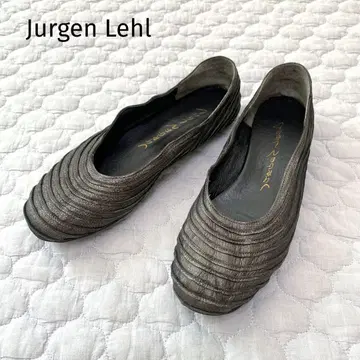 Jurgen Lehl 요건 레일 펌프스 그레이 실버 23.5