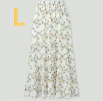 L 사이즈 택 포함 새상품 폴앤조 유니클로 스커트 화이트