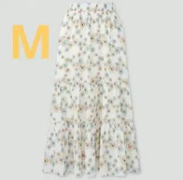 M 사이즈 택 포함 새상품 폴앤조 유니클로 스커트 화이트