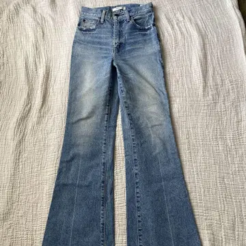 moussy 부츠컷 데님 플레어 데님 라이트 블루