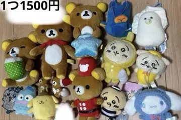치이카와 리락쿠마 산리오 똘망눈 토끼 동물 과자 봉제 인형