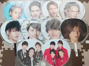 KAT-TUN 우에다 타츠야 아카니시 진 다구치 준노스케 부채 세트