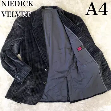 NIEDIECK VELVET 레어 고품질 테일러드 자켓 A4