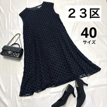 [ 23구 ] 롱 원피스 플레어 원피스 포멀 네이비 40
