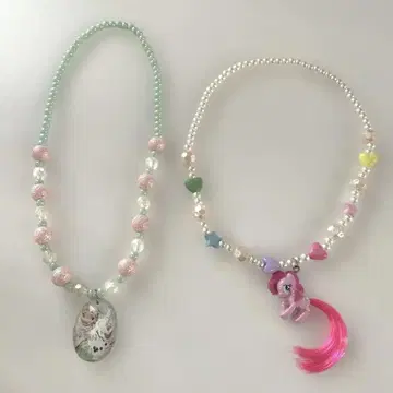 엘사와 마이 리틀 포니 목걸이 세트