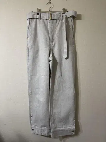 CULLNI 크루니 Hem Slit Wide Denim Pant with