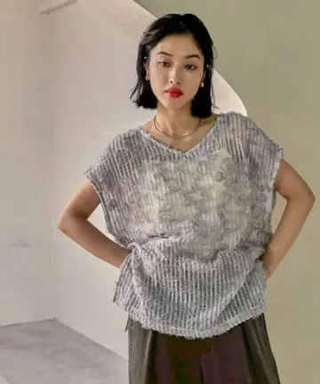 LEPSIM 렙심 뉴앙스 패턴 레이시 프렌치 슬리브 인기 완판템