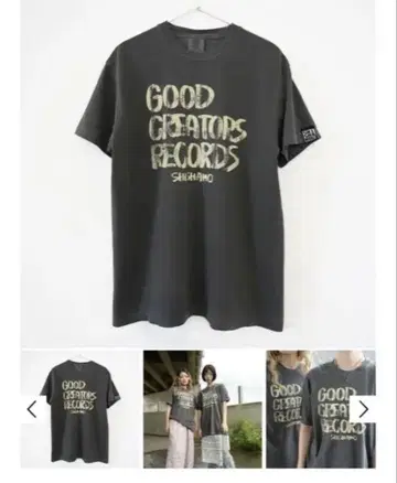 GOOD CREATORS RECORDS 티셔츠 SHISHAMO 굿즈