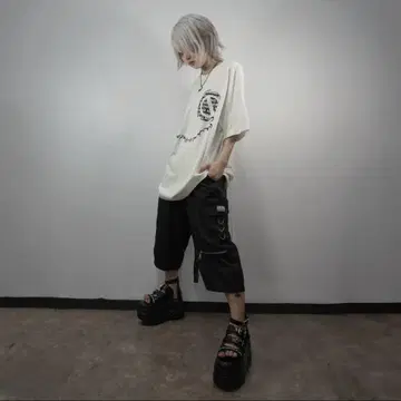 NieR 탈부착 가능 스트랩 7부 CARGO PANTS