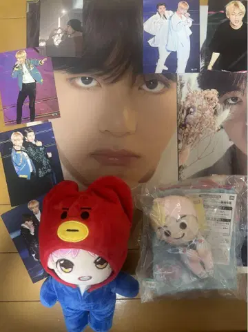 BTS 봉제 인형 포토 카드 세트