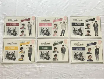 SixTONES 1st Anniversary 스티커 6매 세트