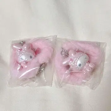 새상품 산리오 시크릿 스트랩 (메로우사로미우사) 마이멜로디 2세트