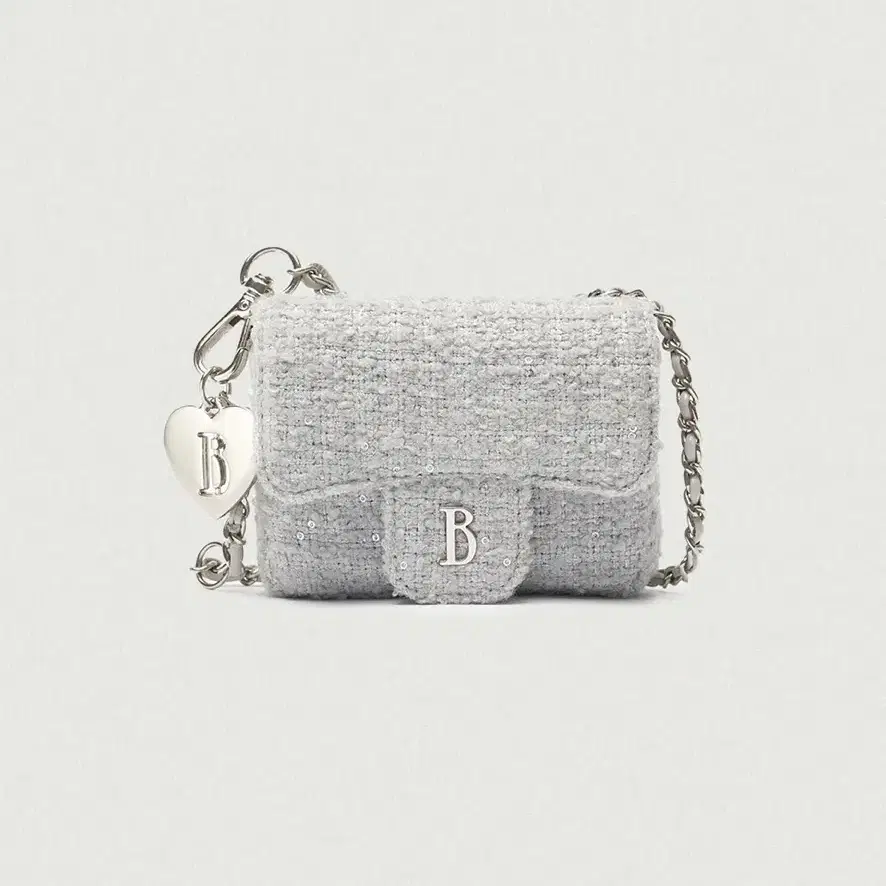 The Barnnet Tweed Chain Belt Mini Bag_Mint on Bunjang Global