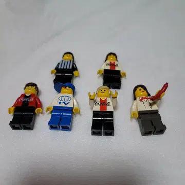 LEGO 코카콜라 미니 피규어 6개 세트