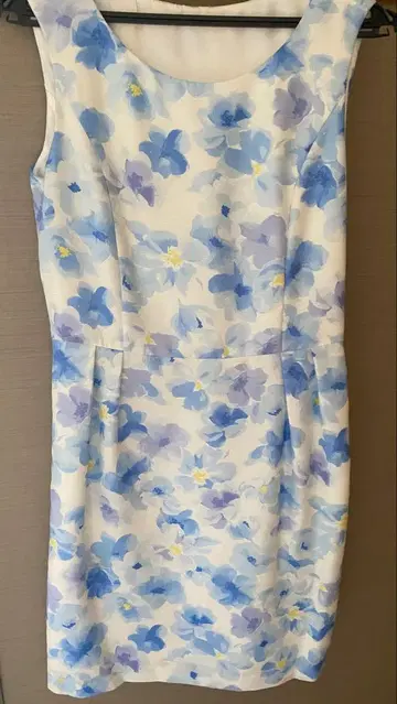 Debut de Fiore 블루 꽃무늬 원피스 일본제
