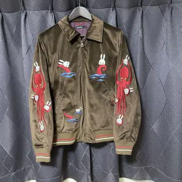 CUNE 문어 벨로아 블루종 사이즈 3