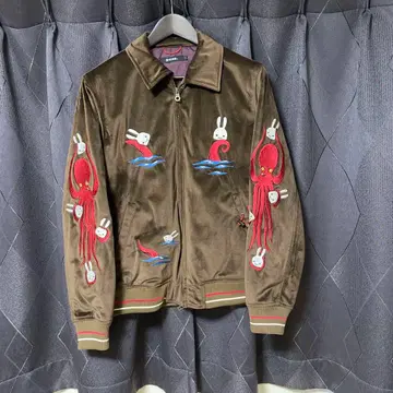 CUNE 문어 벨로아 블루종 사이즈 3