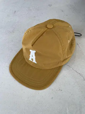아플리케 나일론 CAP (MUSTARD)