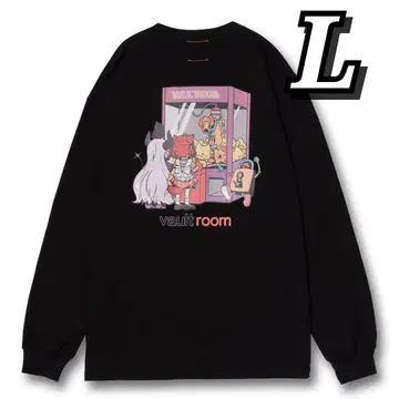 VR x LAPKARU L/S TEE / BLACK L vaultroom