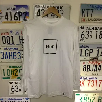 미사용 새상품 HUF 하프 롱T 사이즈 M