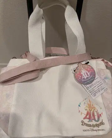 TDR 40주년 드림 고 라운드 숄더백 토트백