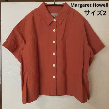 Margaret Howell 린넨 반팔 셔츠 2