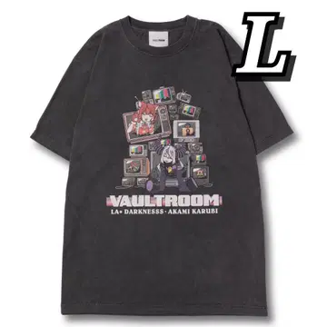 VAULTROOM VR x LAPKARU 티셔츠 아카미 카루비