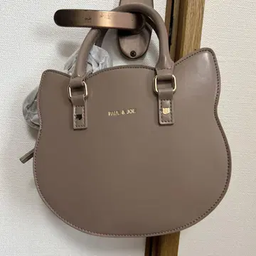 PAUL&JOE CAT FACE BAG 핸드백 베이지