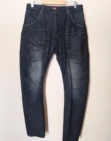 EDWIN BLUE TRIP 다크 블루 데님 페이드 가공