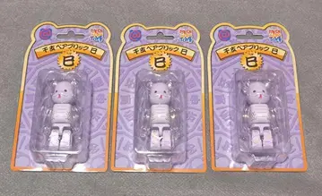 3개 세트 BE@RBRICK 간지 베어브릭 뱀 100%
