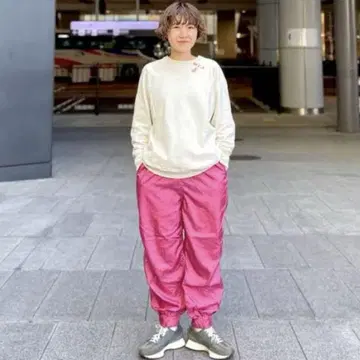 beamsboy 나일론 타프타 스포츠 팬츠