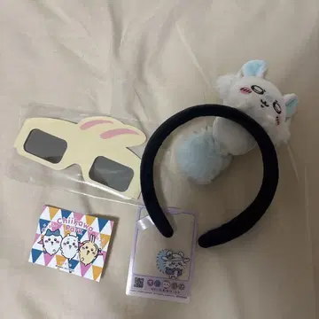 치이카와 파크 머리띠 모몽가 방문객 특전 세트