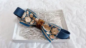 [ 가을 결혼식에 딱 ] 자수 나비 넥타이 남성용