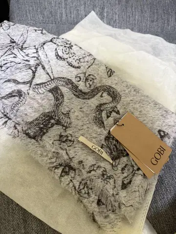 GOBI 고비 몽골 캐시미어 100% 스톨 새상품