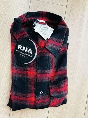 RNA 체크 플란넬 셔츠