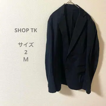 SHOPTK 네이비 테일러드 자켓 2버튼