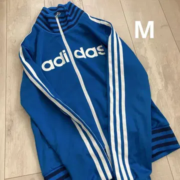 adidas 트랙 저지 파랑 여성용 M 로고 라인 저지 아디다스