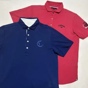 Callaway 캘러웨이 골프 남성용 피케 셔츠 L 사이즈 2세트
