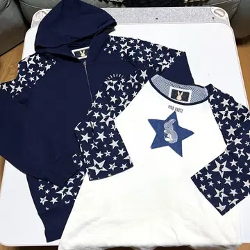 핑크하우스 토끼 후드티 세트