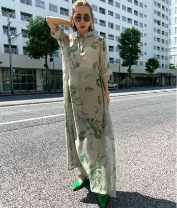 ISLA PIPING SHEER DRESS Ameri Vintage