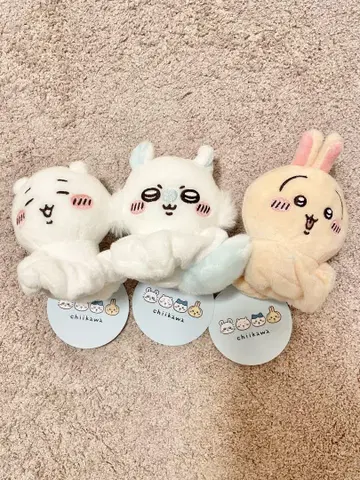 [치이카와] 봉제 인형 스크런치 치이카와 토끼 모몽가 3개 세트
