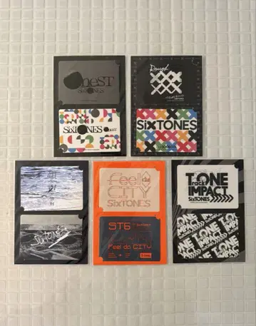 [미개봉 새상품] SixTONES 스티커 세트
