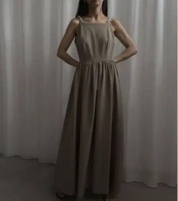 AMERI MEDI PEARL STRAP DRESS