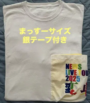 NEWS LIVETOUR2025 변신 티셔츠B 맛스 사이즈