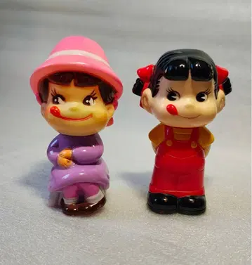 페코 짱 피리 포함 소프트 비닐 2개 레트로