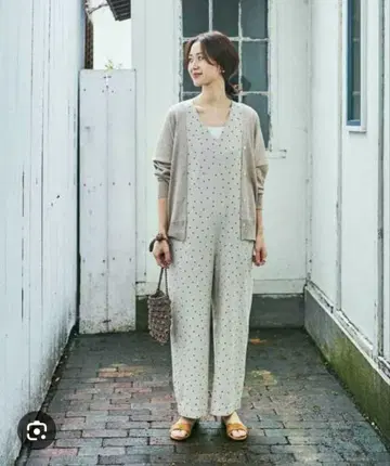 URBAN RESEARCH DOORS 린넨 도트 살로펫
