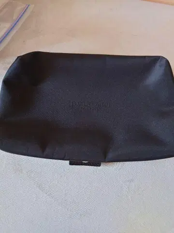 불가리 파우치 블랙