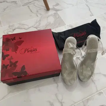 Pleaser 클리어 펌프스 박스 포함 23.3cm