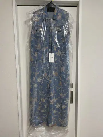 FIORE PRINT 데님 드레스